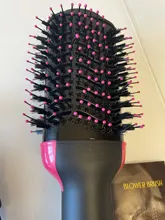 Secador de pelo 2 en 1 de un paso, cepillo de aire caliente, rizador, secador eléctrico, herramientas de estilismo para el cabello