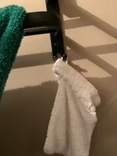 Hanger Organizer Towel-Holder Shower-Rack Bathroom-Accessories Folding Black Aluminum