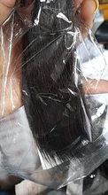 Links-extensiones de pelo ondulado brasileño, 1/3/4 mechones rectos, Color Natural, 28, 30, 32, 34, 40 pulgadas, extensiones de cabello Remy