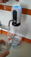 HiPiCok-dispensador de agua eléctrico automático, bomba de botella de agua con interruptor automático, con carga USB