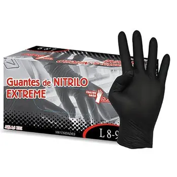 

Nitrile disposable glove without black powder T-XL