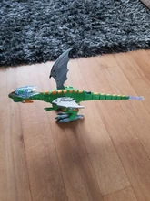 Dinosaurios mecánicos de gran espray con alas de dibujos animados electrónico Modelo de Animal de caminar Dinosaurio juguete Robot pterosaures juguetes para niños