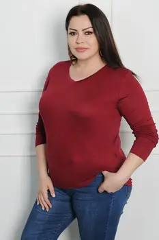 

Sans Textile Women 'S Khaki V Collar Viscose Blouse 65 N15698