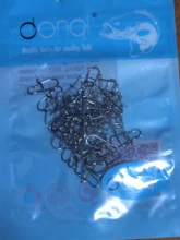 Fishing-Connector Lock Lures Fishhooks Swivel Safety-Pin Fast-Clip Stainless-Steel DONQL