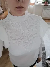 Shirts Simplee Ruffle Khaki Top Knitted-Top Flower Long-Sleeve Winter Fashion New Solid