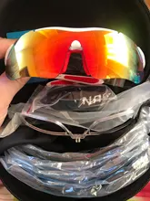 COMAXSUN profesional polarizado gafas ciclismo bicicleta gafas de sol para deportes al aire libre bicicleta UV 400 con 5 lentes TR90 2 Estilo