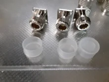 Conector adaptador de RF Coaxial de alta calidad, 1 Uds. N Hembra 4-brida con agujeros PTFE, montaje de panel de soldadura