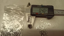 Gasket Flat-Washer Shim-Thickness Stainless-Steel M4 Ultra-Thin 100pcs M3 M5