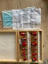 Router-Bit-Set Trimming Milling-Cutter Cutting LAVIE Straight Tungsten Carbide 8mm MC02006