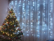 Light-String Garland Copper-Wire-Lights Battery-Power Festoon Fairy LED Christmas Feimefeiyou