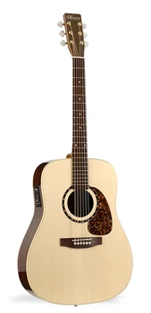 

031665 studio st68 presys DLX tric electro acoustic guitar, with case, Norman