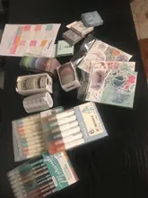 Morandi punto cinta de Washi pegatinas redondas 1250 pegatinas de puntos para planificador Scrapbooking