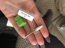 Brocas de cerámica para uñas, fresa eléctrica, pulidora para manicura, pulidor de uñas, accesorios de equipo de arte de uñas, 1 ud.