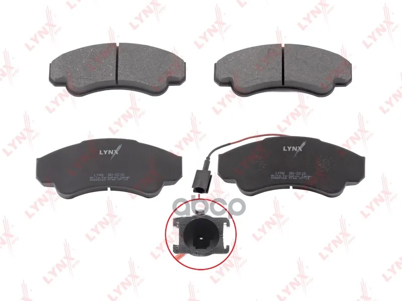 Колодки Тормозные Передние Lynxauto Bd2216 LYNXauto арт. BD2216