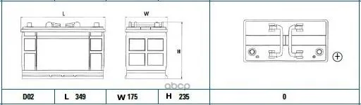Аккумулятор Iveco: Daily 2001- Exide Heavy 12v 110ah 750a B1 27.48kg EXIDE арт. EG1102