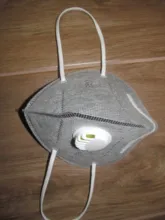 Mascarilla facial KN95 con válvula de respiración, máscara antipolvo con válvula equivalente a FFP2, cerca de FFP3, 1/5/10/20/50/100 Uds.