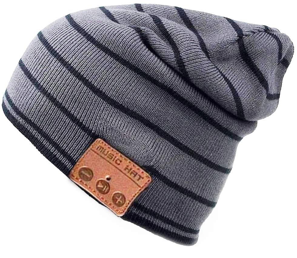 Neue M215 Bluetooth Hut Kopfhörer Musik Wireless Gestrickte | Электроника