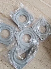 Placa giratoria con rodamiento de bolas de acero totalmente lisa, giratoria de Metal, rotación de 360 grados, soporte de exhibición giratorio para muebles