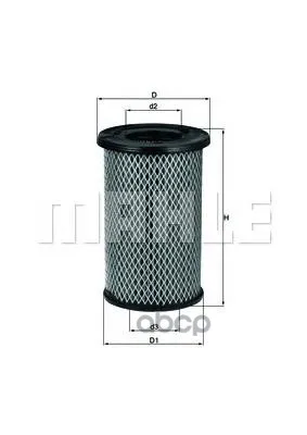 Фильтр Воздушный Nissan: Pick Up 2.5di 02- Mahle/Knecht арт. LX2968