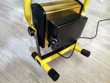 Light-Spotlight Battery Flood-Light External-Projector Rechargeable Waterproof 100w Led