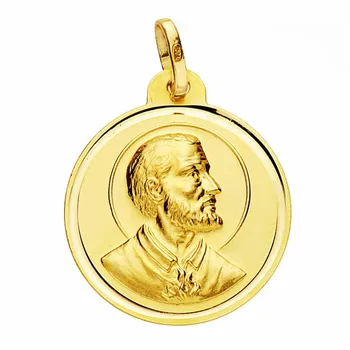 

Medal 18k gold San Francisco Javier 22mm. Smooth bezel [AA2584]