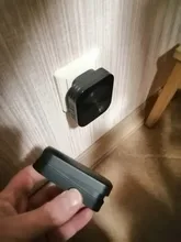 SMATRUL, timbre inalámbrico con autoalimentación, impermeable, timbre de puerta, luz nocturna, sin batería, enchufe europeo, hogar inteligente, 1 2 botones, 1 2 receptores