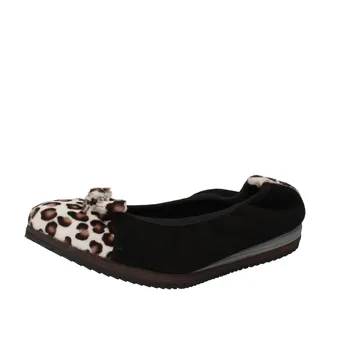 

CALPIERRE ballet flats woman black suede
