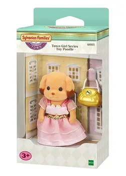 

Town serials girl dog poodle