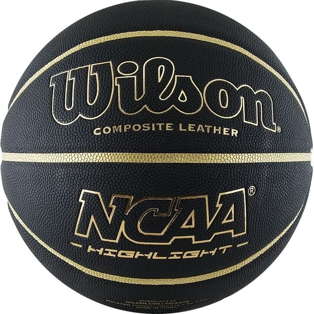 Bola de Basquete Wilson NCAA - Preto/Prata