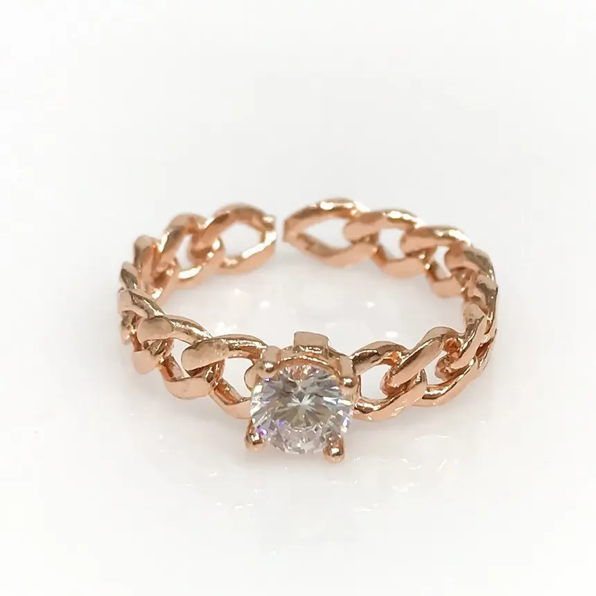 

New Engagement Style Trend Silver set Auger Ring