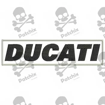 

DUCATI PARCHE BORDADO, iron patch, gestickter patch, patch brode, remendo bordado, toppa ricamata