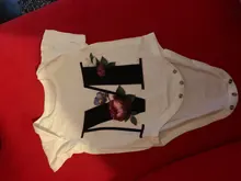 Ropa estampada con letras para bebé, mono de una pieza para bebé, Camiseta divertida y cómoda