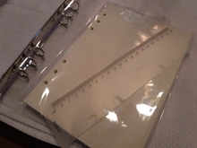 Cuaderno transparente de hojas sueltas de varios tamaños, carpeta de notas, diario, cubierta de núcleo interno, suministros de papelería de oficina, tamaño A7, A6 y A5