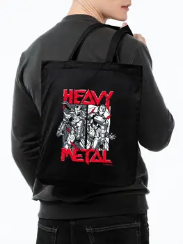 

Canvas bag heavy metal, black Marvel unisex stylish bag