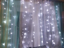 Light Led Curtain-String Window-Decor Christmas Garland Patio Xmas Party 220V EU AIFENG