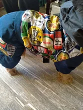 HOOPET Large Coat Down-Jacket Winter New Warm Autumn for Dogs Dog-Prints Overalls Leisure-Style