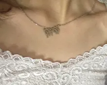 Collar de acero inoxidable con letras de estilo Hip Hop para mujer, colgante de estilo gótico Punk para bebé, niña pequeña, Ángel, Princesa, príncipe, Harajuku