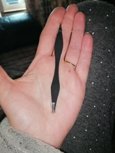 Pinzas de doble punta para cejas, 1 Uds., pinzas antiestáticas para extensión de pestañas, rizador, herramientas de maquillaje de belleza, envío directo