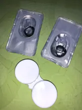 AMARA-lentillas cosméticas, lentillas de colores para ojos, bonitas, serie negra, 1 par