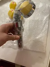 Shower-Head Mineral-Beads Vitamin-C Bathroom Saving-Water Ionic Handheld High-Pressure