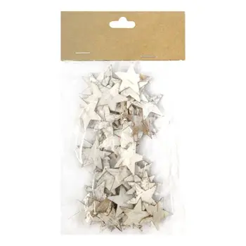 

Yw193 decorative elements made of bark Wood 'звездочки', 3 cm, 50 pcs/pack (white)