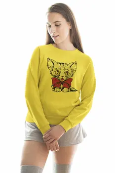 

Angemiel Wear Papyonlu Kitten Women Sweatshirts