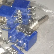 Toggle-Switch Latching MTS-102 2/3-Position 3/6-Pin 5pcs Car AC 103 ON-OFF/ON-OFF-ON