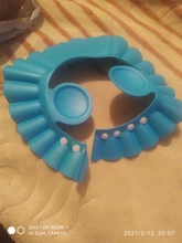 Gorro de baño para bebé, protector de ojos resistente al agua, ajustable, para ducha de bebé