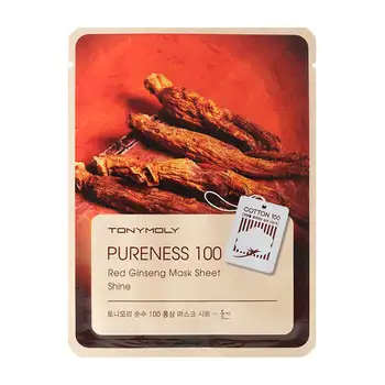 

Fabric mask Tony Moly pureness 100 red ginseng Mask Sheet