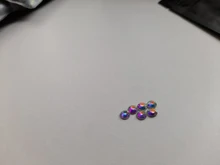 Diamantes de imitación sin adhesivo por calor súper brillantes, cristal AB, parte trasera plana, costura, strass y tela, prendas de vestir, decoraciones de pedrería, SS3-SS50