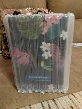 Aroma Diffuser Glass-Vase Essential-Oil Cool-Mist-Humidifier Waterless Auto Light And