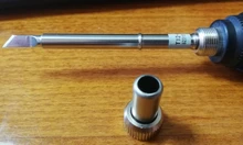 Punta de hierro para soldar T12, interruptor de vibración LED con mango T12, controlador de temperatura FX951 FX-952