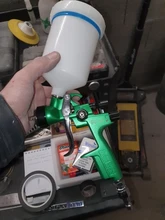 Spray-Gun Painting-Tool HVLP Air-Paint High-Atomization Green New 1000PRO Car