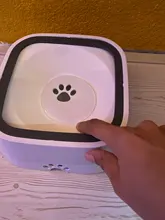 Cat Bowl Floating Drinking-Water-Dispenser Abs-Plastic Anti-Overflow Mouth